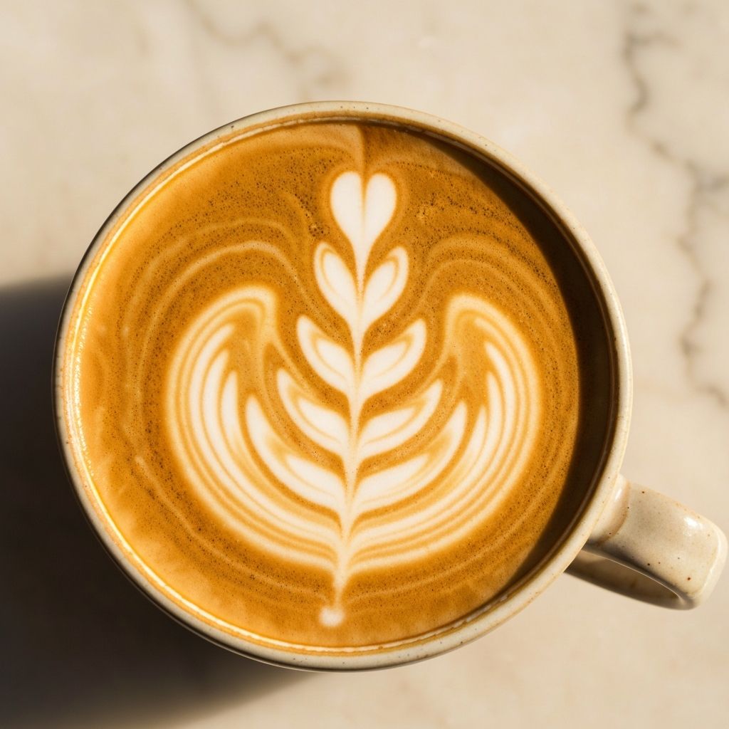 Latte art u Caffe Baru